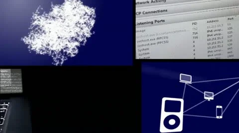 Computers and networking compilation Video stock 21005962