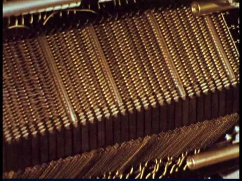 Computers assist in calculations and applied mathematics in 1961. Stock Footage 75315185