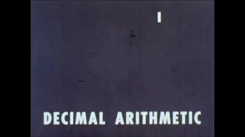 Computers assist in calculations and applied mathematics in 1961. Stock Footage 84724524