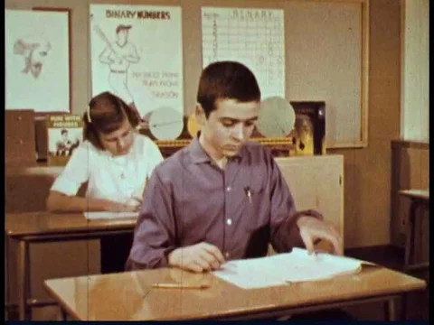 Computers assist in many ways in 1961. Stock Footage 75315191