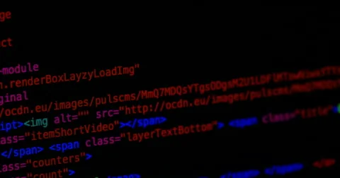 Computer's code Stock Footage 48848518