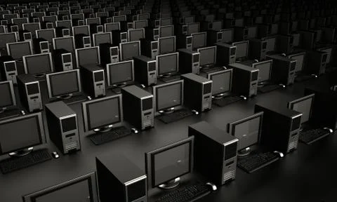 Computers Illustrazione stock