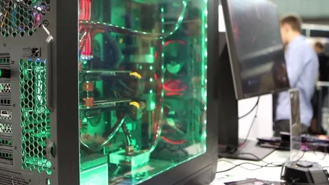 Computers Inside Stock Footage 70782494