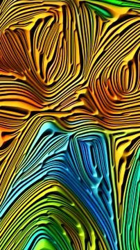 Computing Abstract Shapes Illustrazione stock