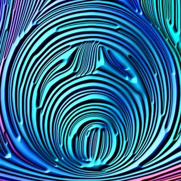 Computing Abstract Shapes Stock Illustration