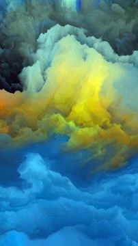 Computing Alien Atmosphere Stock Illustration