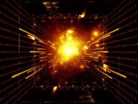 Computing Arrangement Ilustração Stock