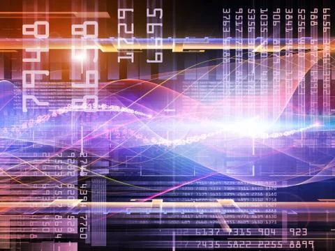 Computing Arrangement Ilustração Stock