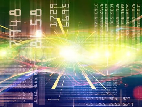 Computing Backdrop Ilustração Stock