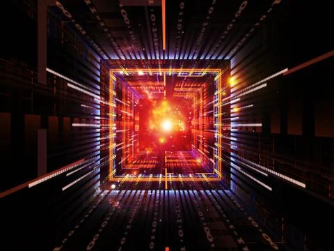 Computing Background Ilustração Stock