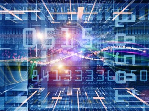 Computing Background Ilustração Stock