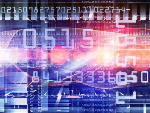 Computing Background Illustrazione stock