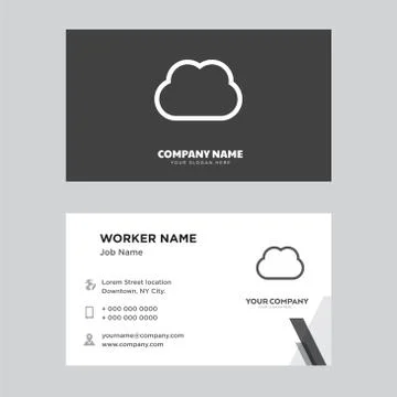 Computing business card design Ilustração Stock Gratuita