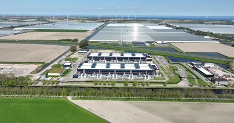 Computing center, cloud service, quantum computing, server space, Middenmeer Video stock 311175100