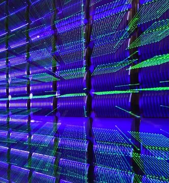 Computing Center in Houston, Texas Stockfoto's