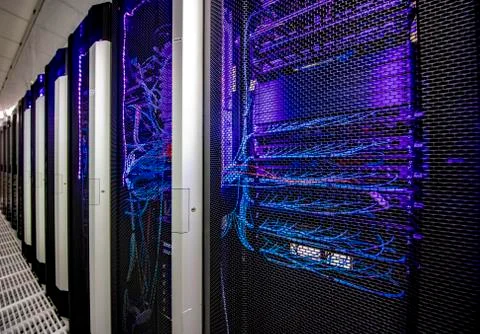Computing Center Fotos Stock