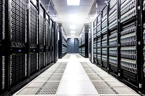 Computing Center Fotos Stock