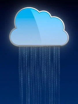Computing cloud Illustrazione stock