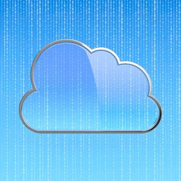Computing cloud Illustrazione stock