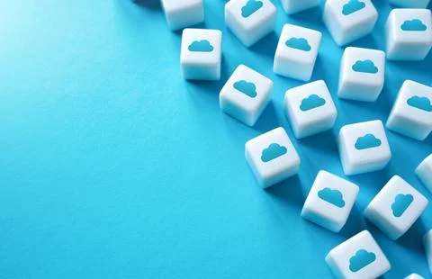 Computing clouds and networks. Cloud calculations and data storage. Access,.. 写真素材