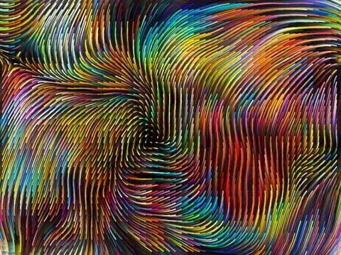 Computing Color Motion Ilustração Stock