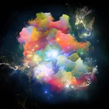 Computing Color Space 스톡 일러스트