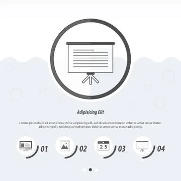 Computing Concept Design イラスト素材