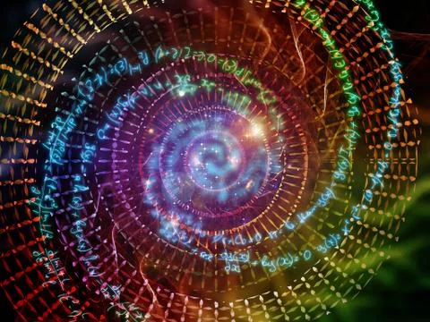 Computing Curves Ilustração Stock