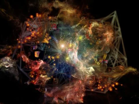 Computing Data Cloud Stock Illustration