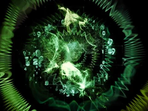 Computing Data Cloud Ilustração Stock