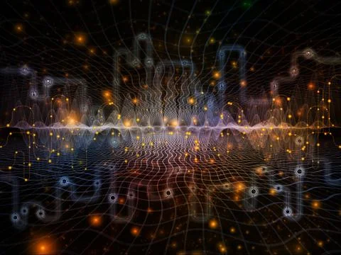 Computing Data Transfers Illustrazione stock