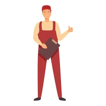 Computing device inventory icon cartoon vector. Service parcel Stock Illustration