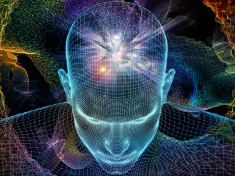 Computing Digital Identity Stock Illustration