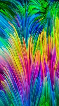 Computing Digital Paint 스톡 일러스트