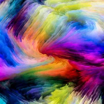 Computing Digital Paint Stockillustratie