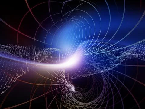 Computing Digital World Ilustração Stock