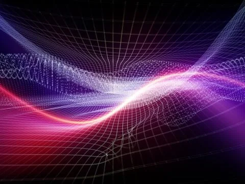 Computing Digital World 스톡 일러스트