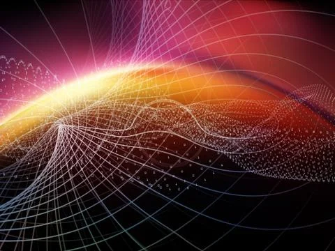 Computing Digital World Ilustração Stock