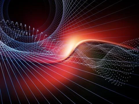 Computing Digital World Ilustração Stock