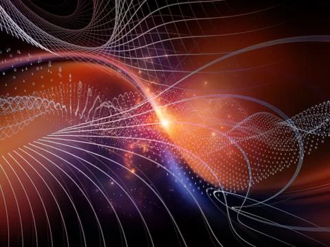 Computing Digital World Ilustração Stock