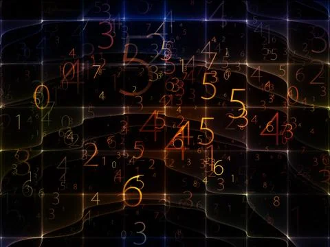 Computing Energy Field Stock-Illustration