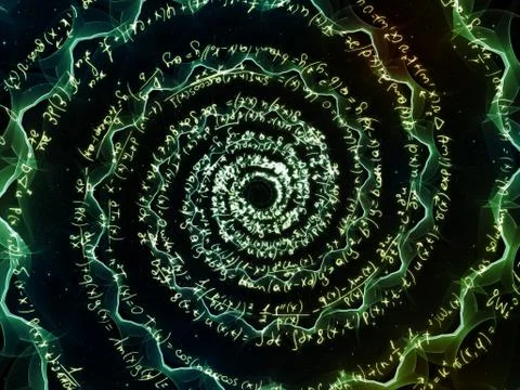 Computing Formulas Ilustração Stock