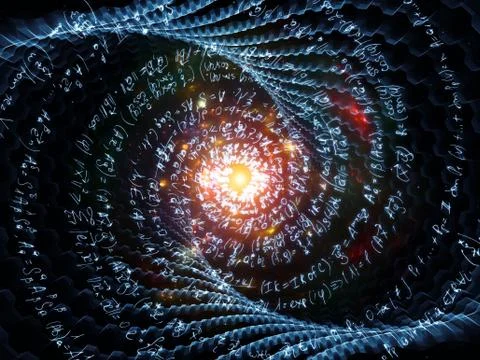 Computing Formulas Ilustração Stock