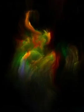 Computing Fractal Brush Stock Illustration