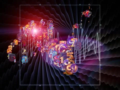 Computing Geometry Ilustração Stock
