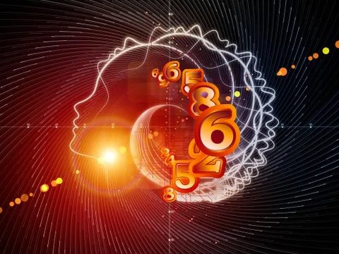 Computing Geometry Ilustração Stock