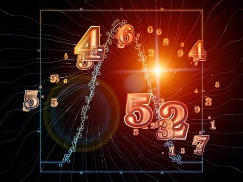 Computing Geometry Stock Illustration