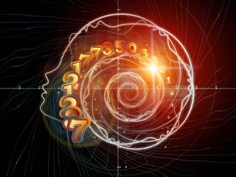 Computing Geometry Illustrazione stock