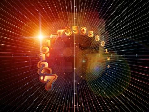 Computing Geometry 스톡 일러스트