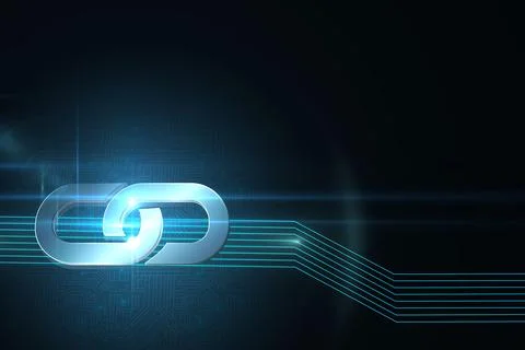 Computing icon on technical background Stock-Fotos